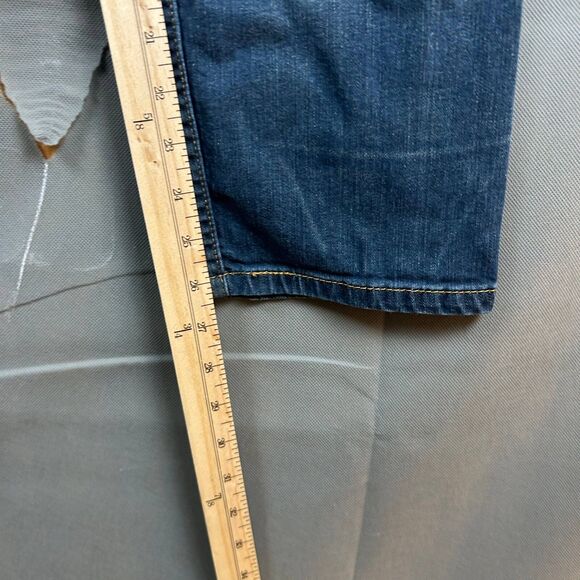 Levi's Jeans Pants Men's Size W34 L30 Blue Button Zip Pockets Flat Front - Picture 7 of 7
